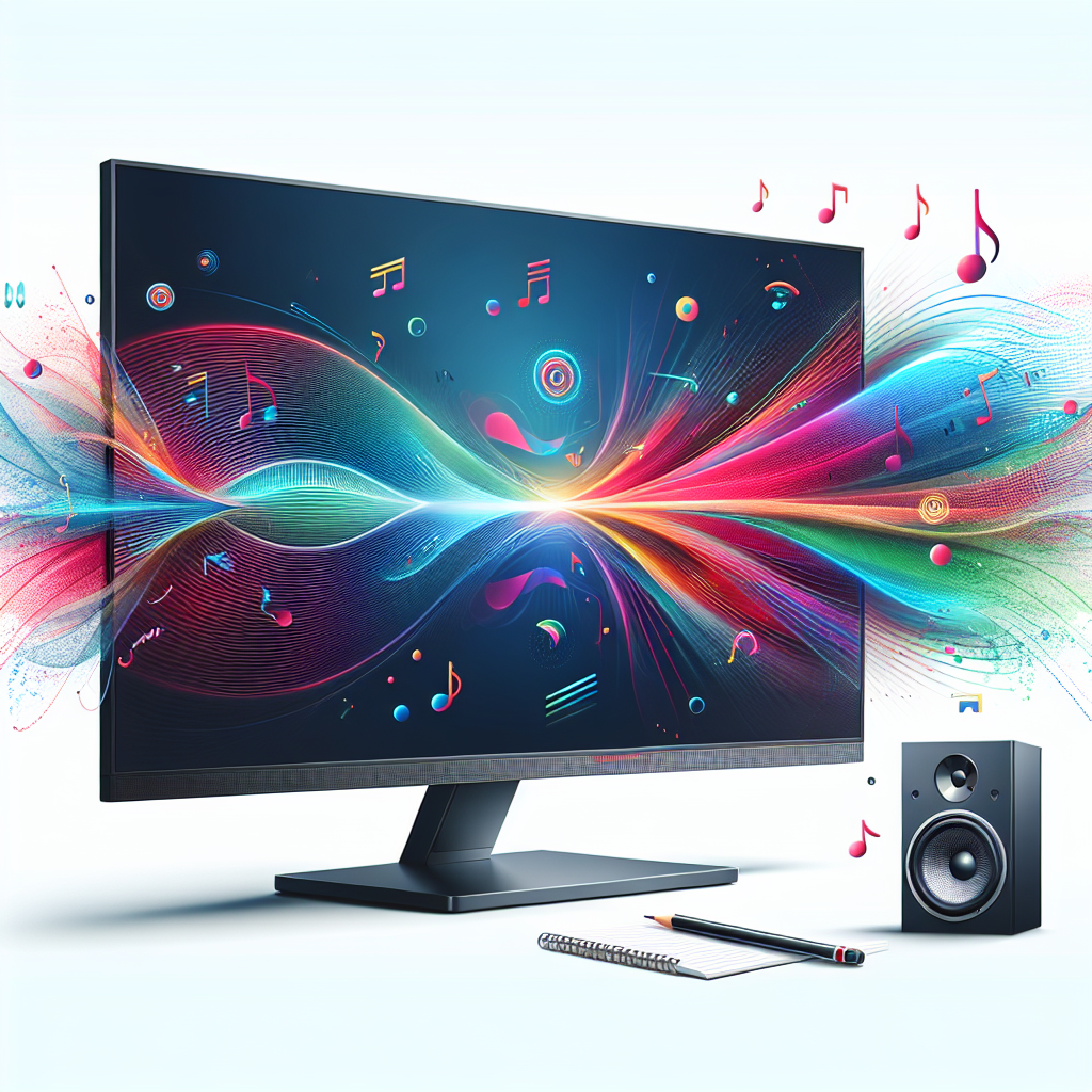 Do LED monitors have built-in speakers?