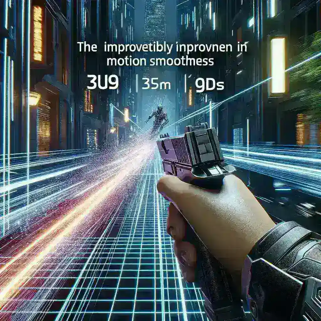 "Graph showcasing FPS gains achieved in various games using Smooth Motion Technology, highlighting performance improvements and enhanced gaming experience."